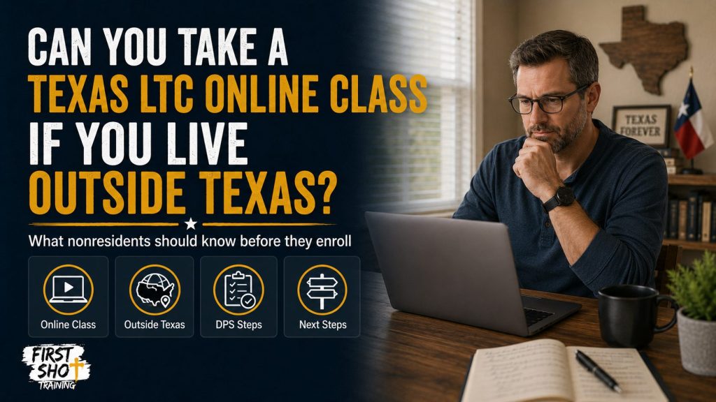 Can You Take the Texas LTC Class Online If You Live Outside Texas?