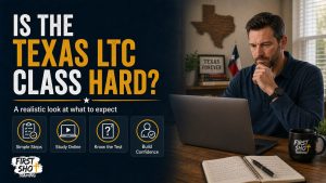 is the Texas LTC hard guide from First Shot Training