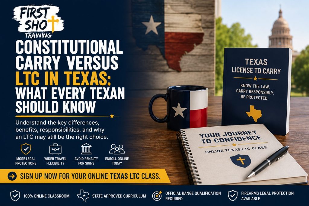 What Do People Mean by Constitutional Carry Versus LTC?