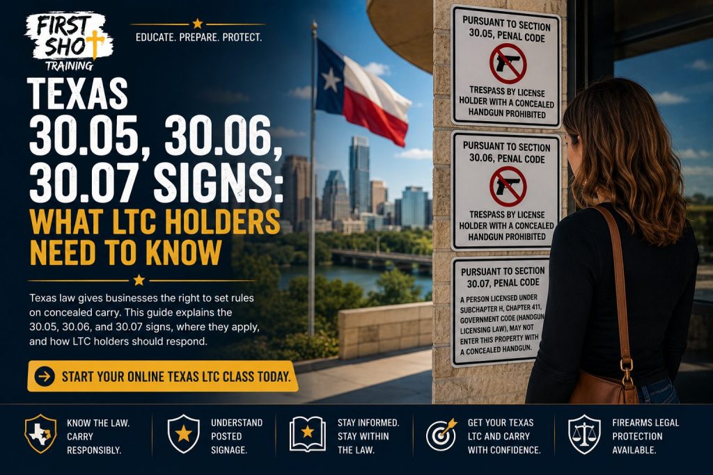 Do Texas 30.05, 30.06, and 30.07 Signs Still Matter?
