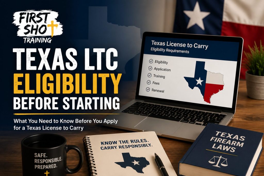 Adult reviewing Texas LTC eligibility information before starting.