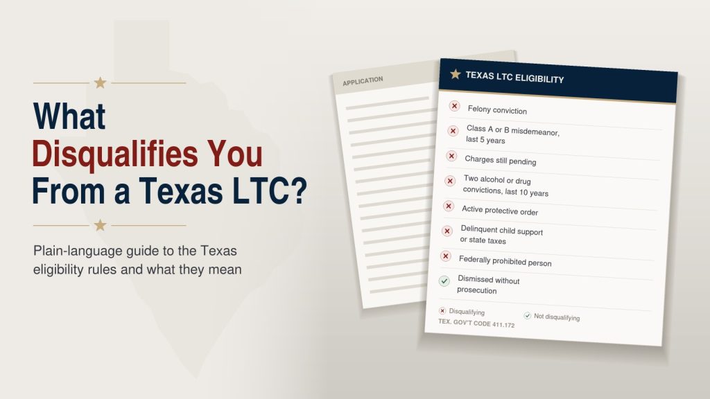 What Disqualifies You From Getting a Texas LTC?